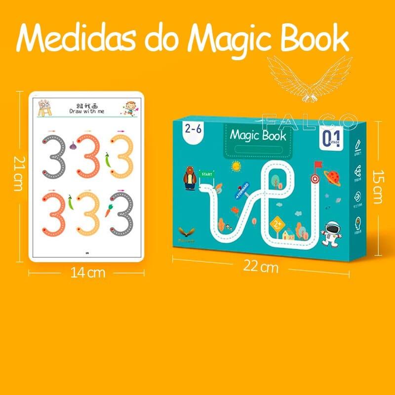 Caderno de Traço e Desenho Infantil Magic Book + Ebook Desenvolvimento Infantil (BRINDE!)